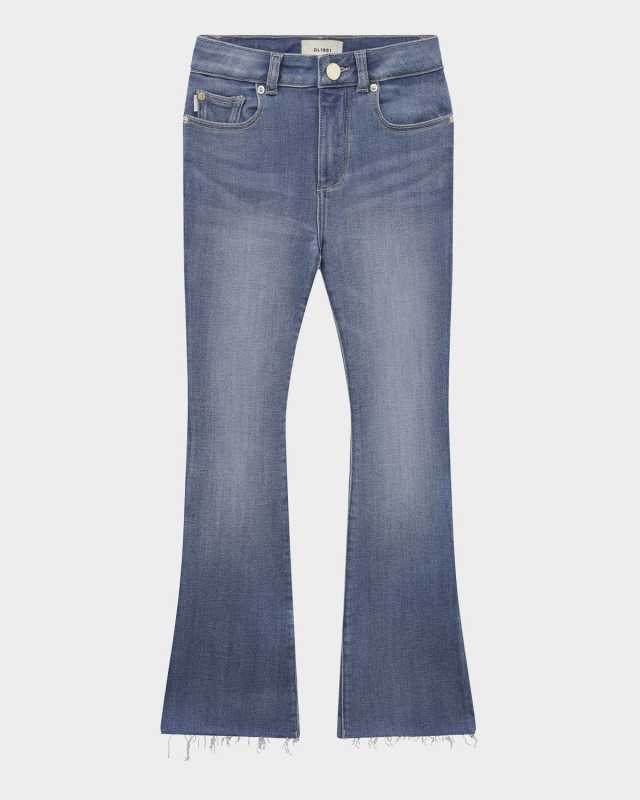Girl's Claire High Rise Bootcut Jeans, Size 7-16